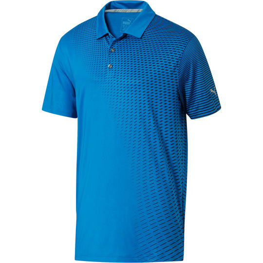 PUMA ASYMMETRICAL FADE POLO GOLF SHIRT